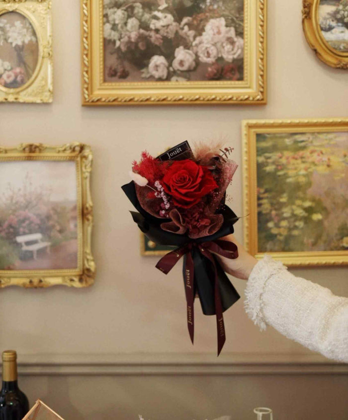 Only You 紅色單枝玫瑰花束 | 代表唯一的愛