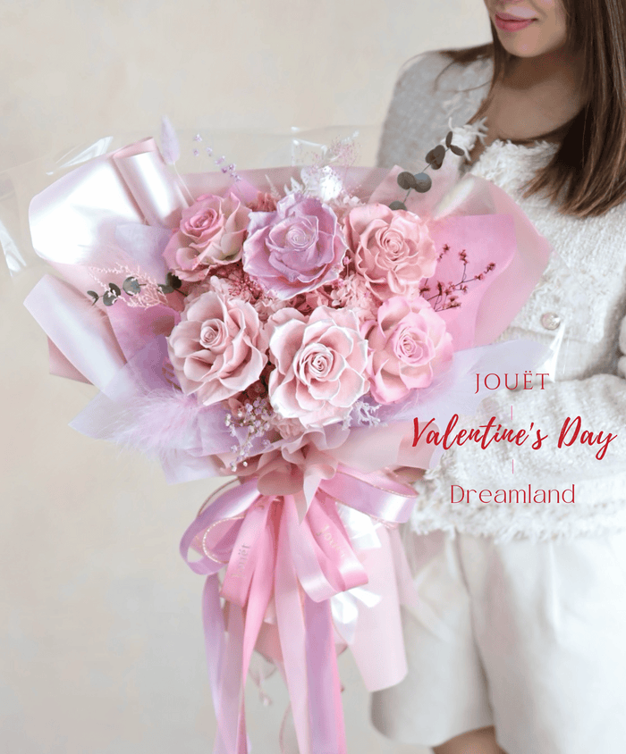 Dreamland 粉鑽玫瑰花束 | 情人節花束2025