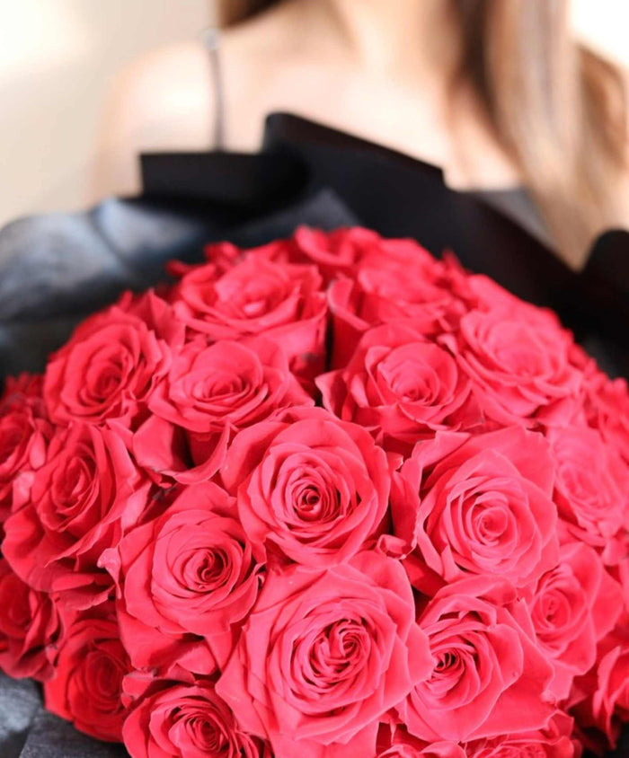 情人節鮮花花束 04|經典紅玫瑰花束