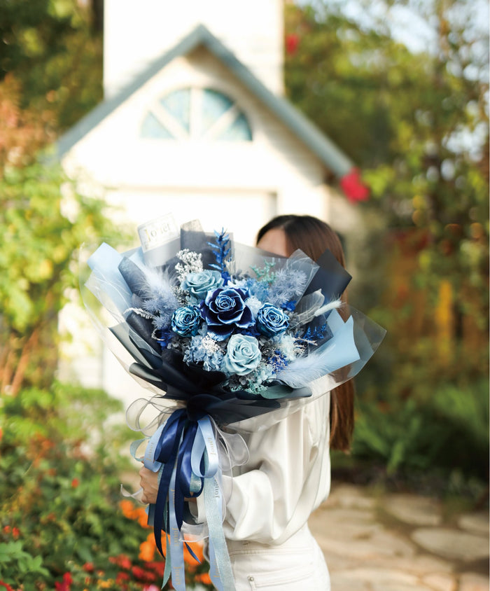 Royal Blue | 永生花束