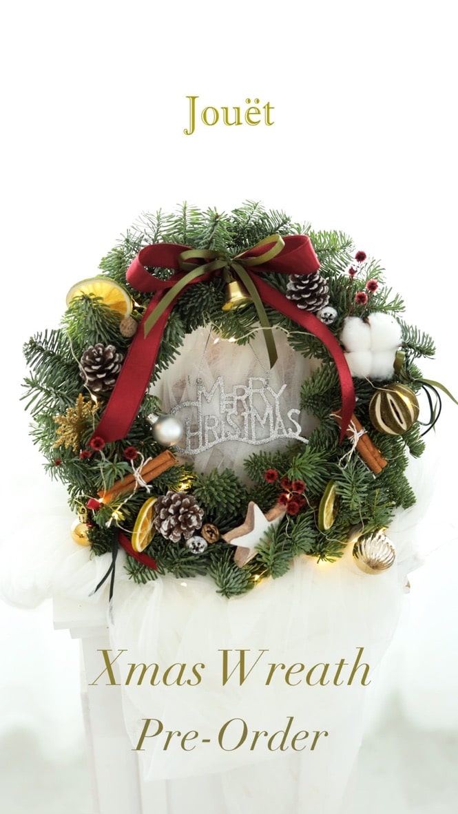 {成品}2025 聖誕花環預訂|Christmas Wreath Pre-Order