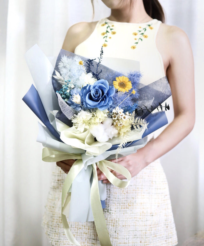 Navy Salute | 永生花束