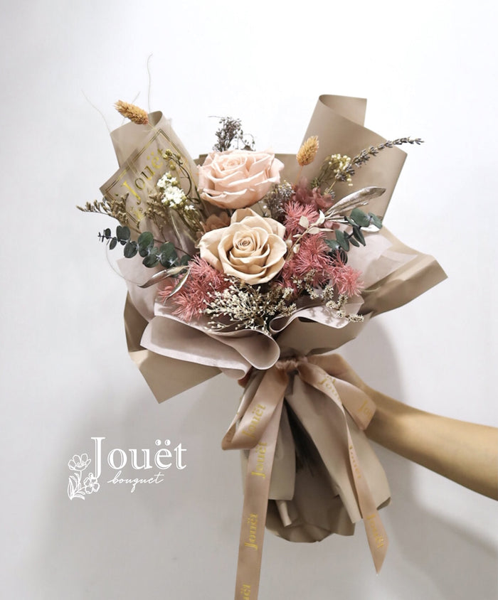 Caramel Macchiato | 永生花束