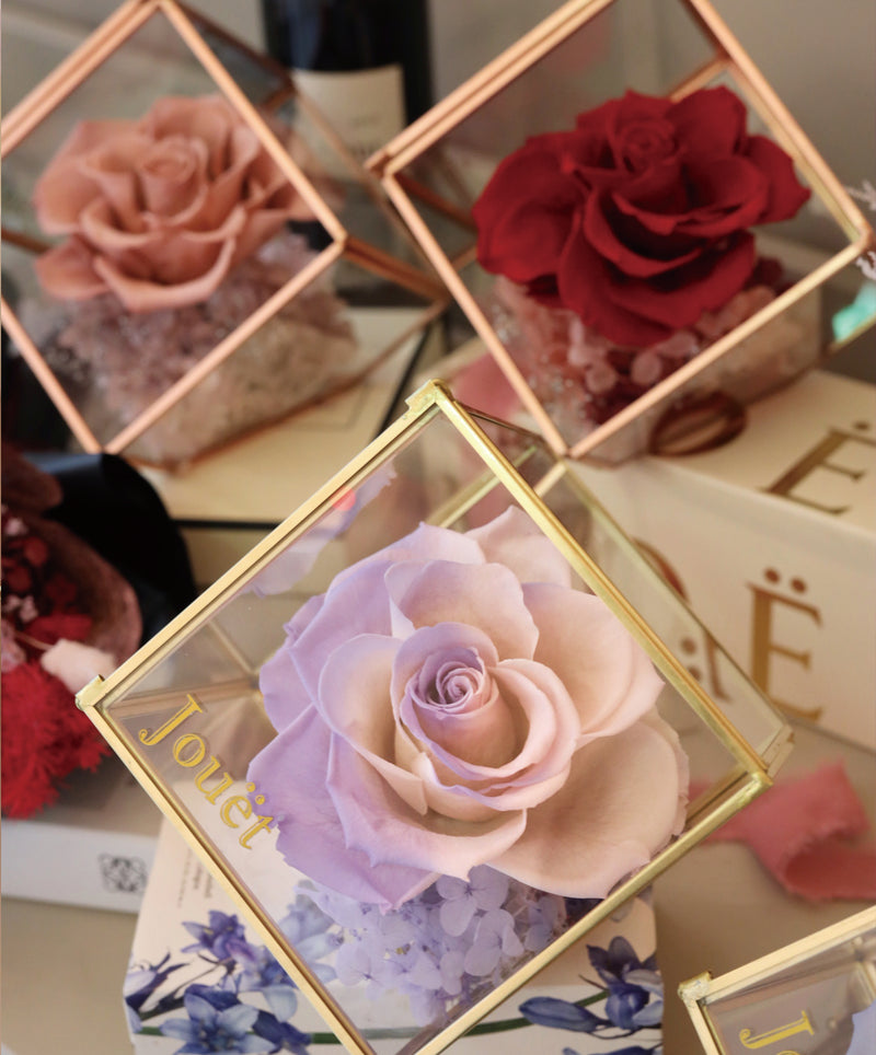 𝙈𝙮 𝙊𝙣𝙚 & 𝙊𝙣𝙡𝙮 ｜玫瑰玻璃花盒